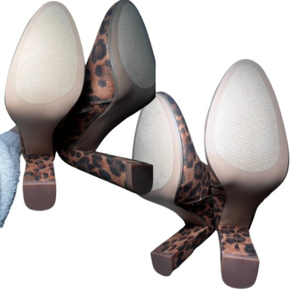 STEVE MADDEN Leopard Editor Ankle Boot Size 6.5 - Picture 7 of 12